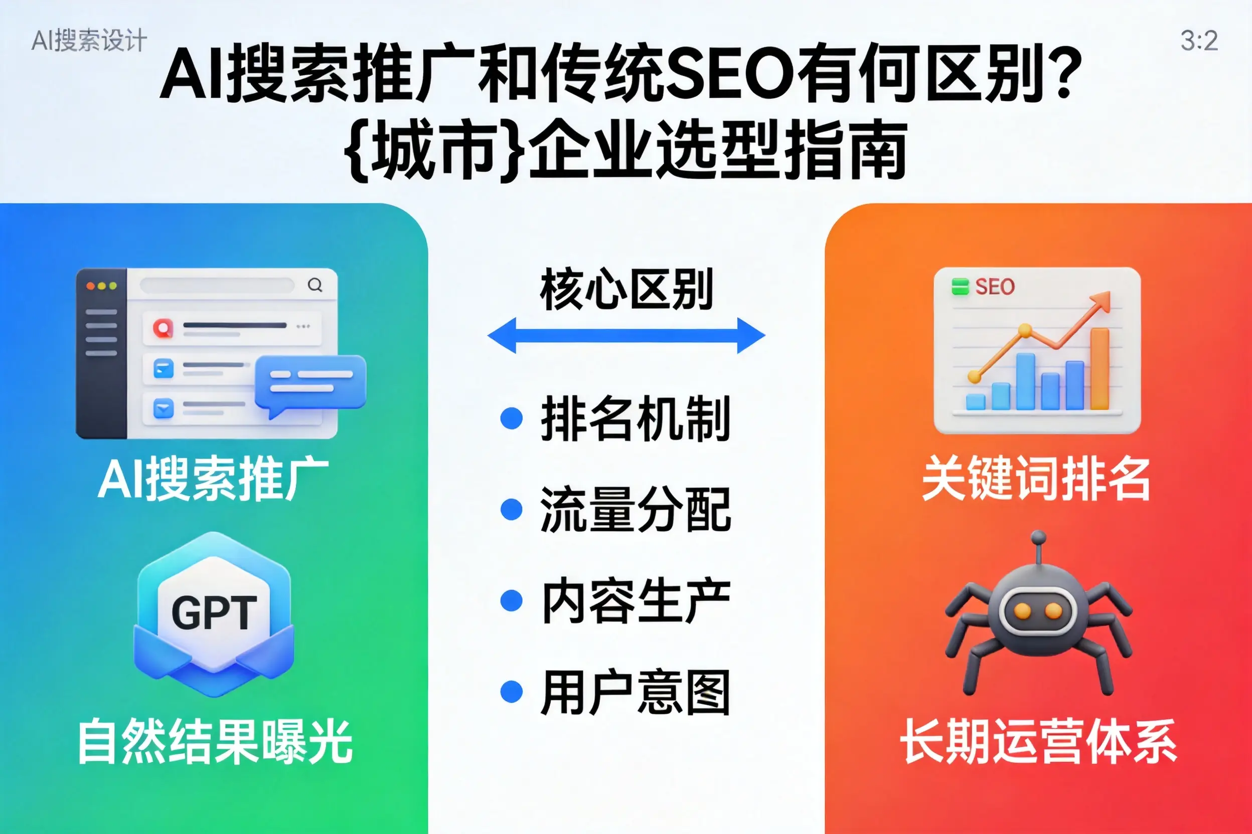 AI搜索推广和传统SEO有何区别？三门峡企业选型指南