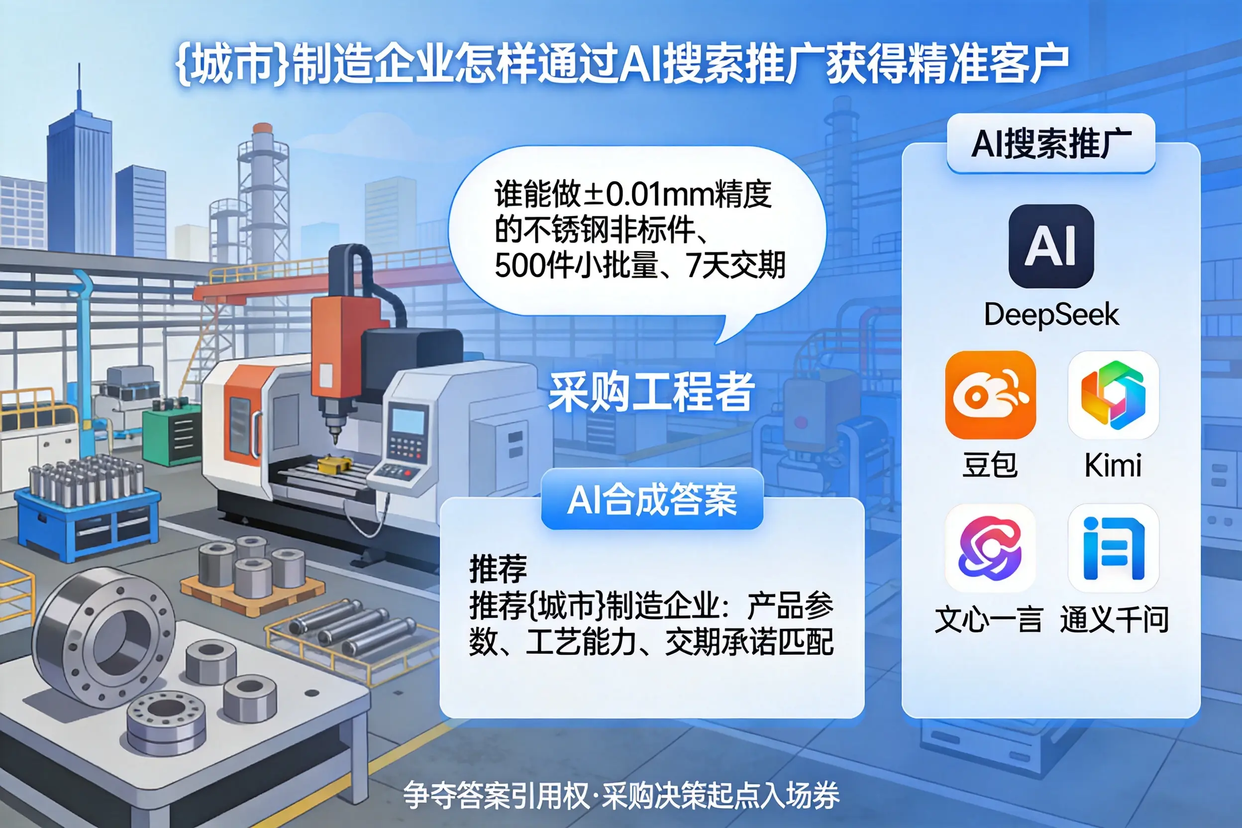 三门峡制造企业怎样通过AI搜索推广获得精准客户