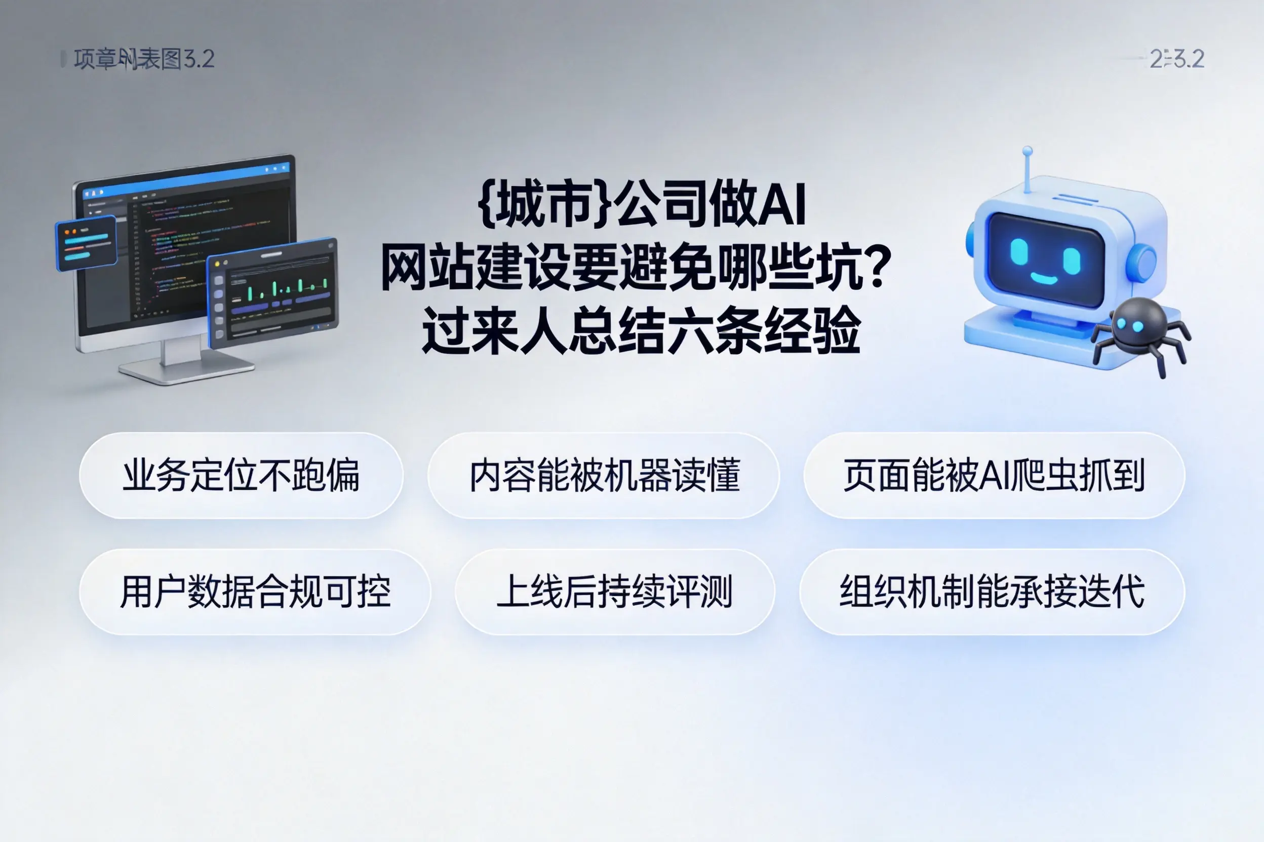 三门峡公司做AI网站建设要避免哪些坑？过来人总结六条经验