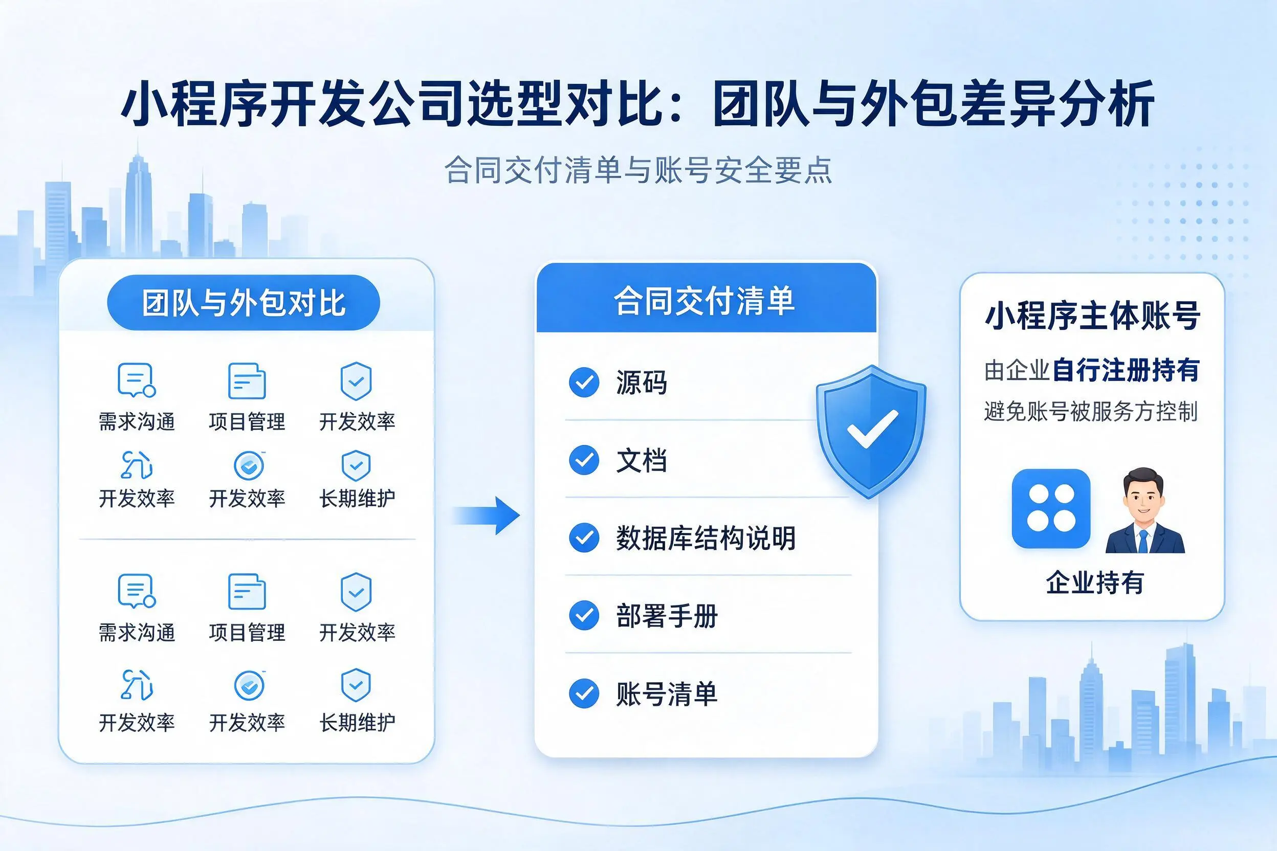 三门峡小程序开发公司选型对比:团队与外包差异分析