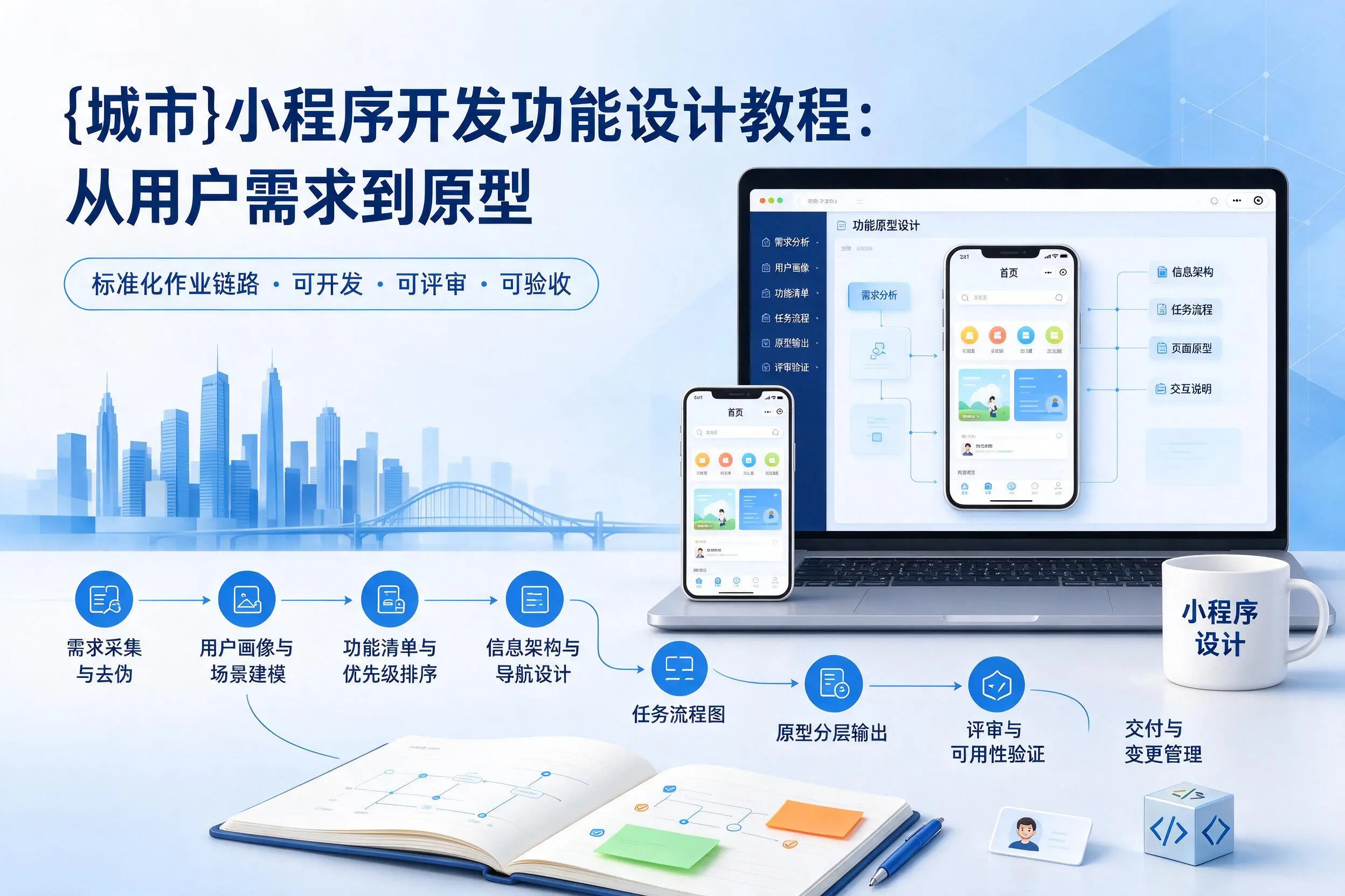 三门峡小程序开发功能设计教程:从用户需求到原型