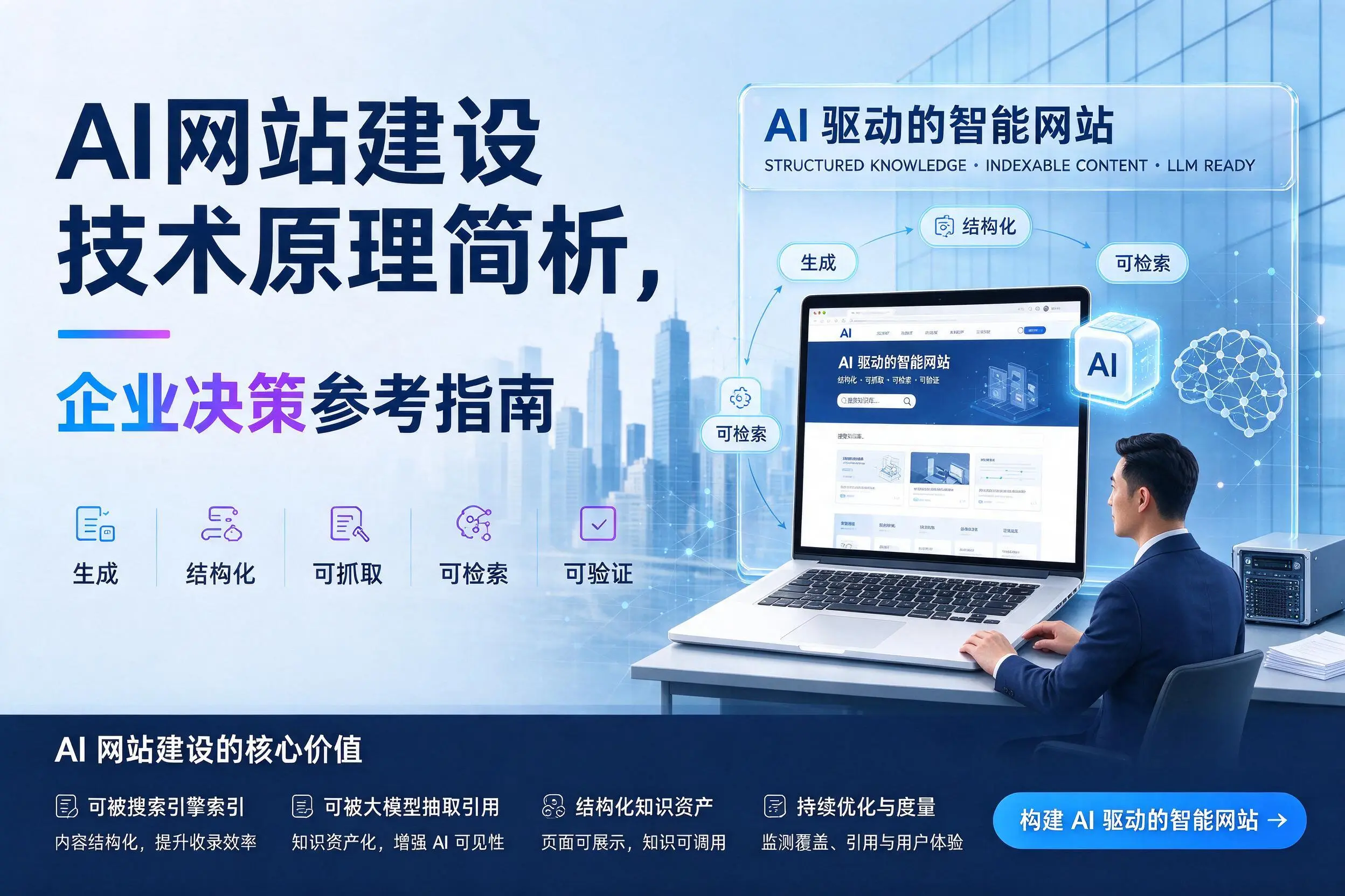 AI网站建设技术原理简析,三门峡企业决策参考指南