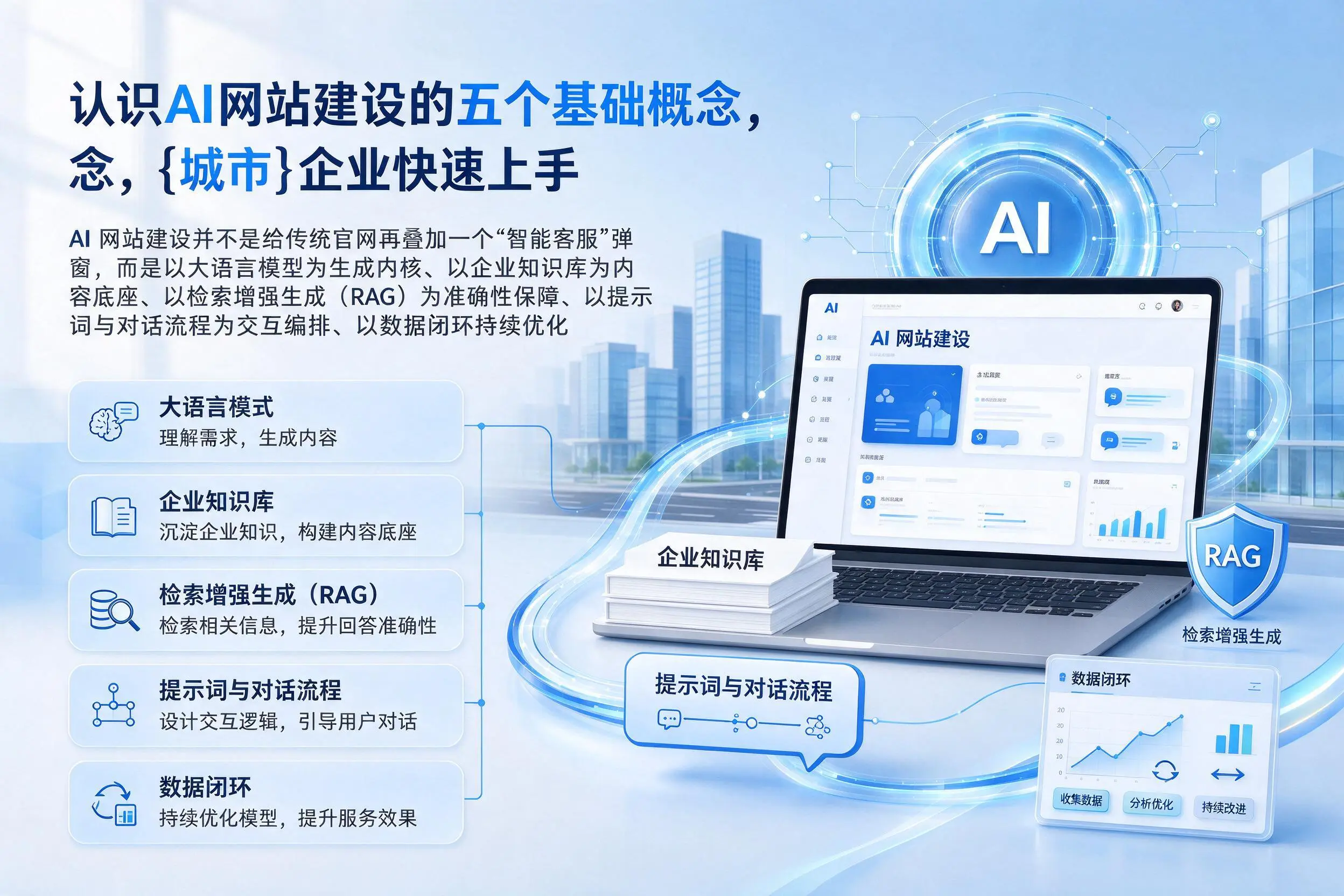 认识AI网站建设的五个基础概念，三门峡企业快速上手