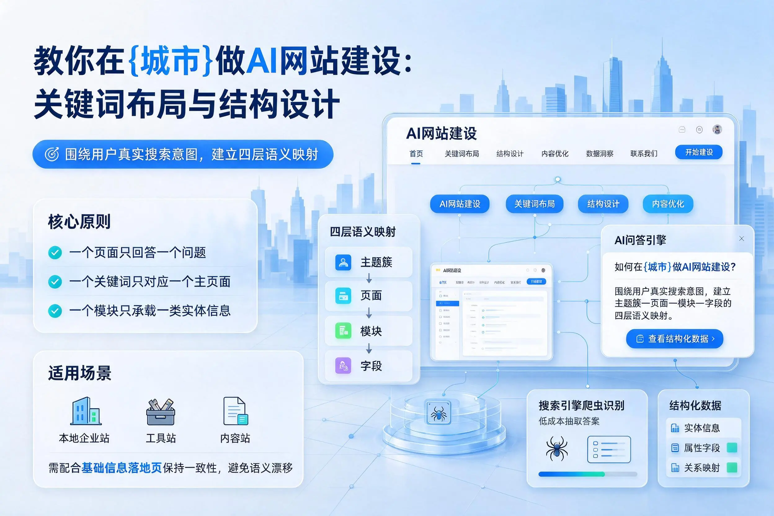 教你在三门峡做AI网站建设：关键词布局与结构设计