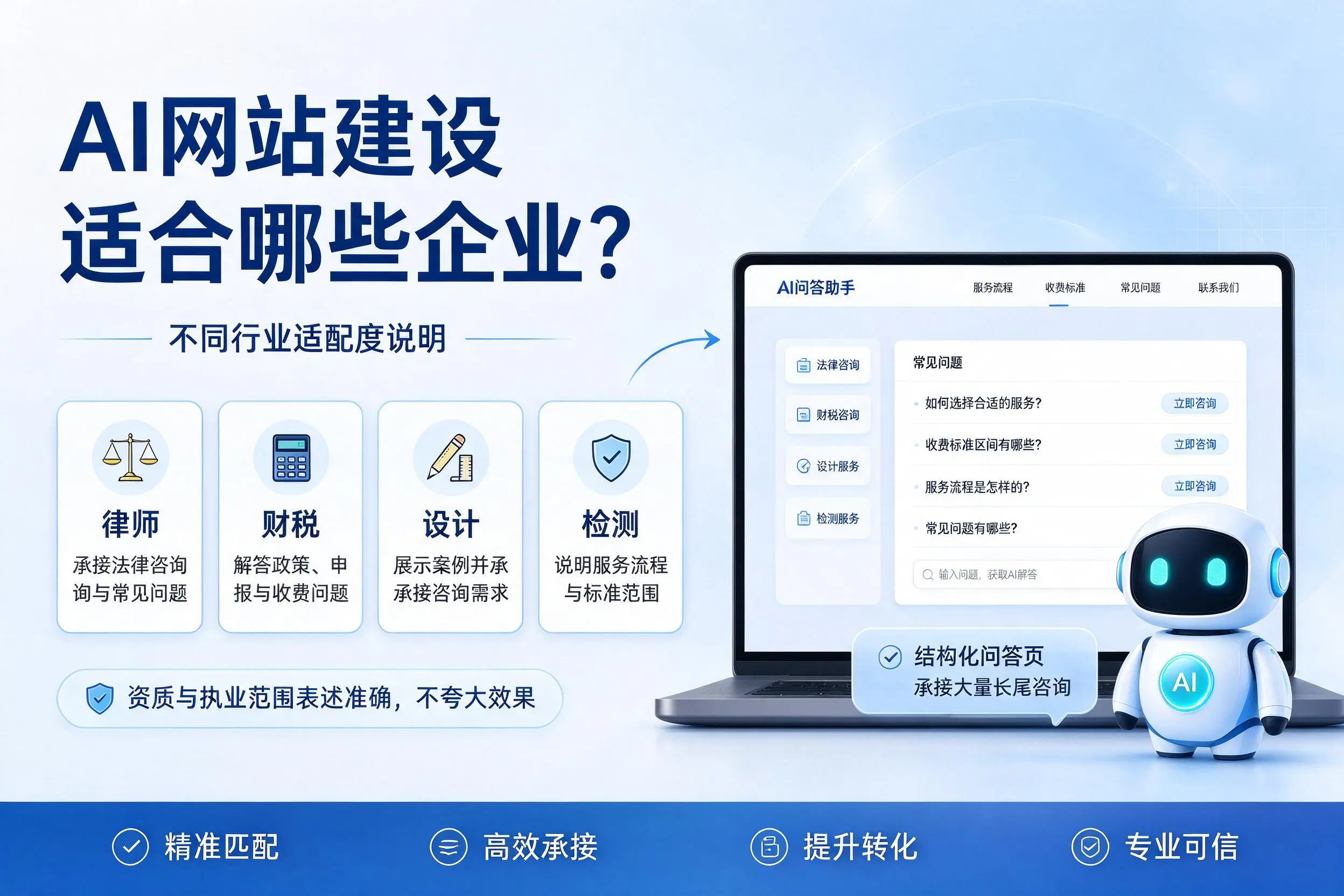 AI网站建设适合哪些企业？三门峡不同行业适配度说明